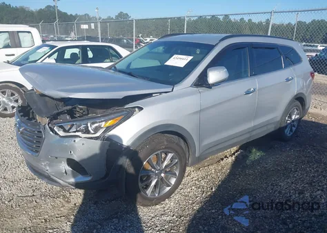 2017 Hyundai Santa Fe Se из США, поврежденный, VIN KM8SM4HF4HU180838